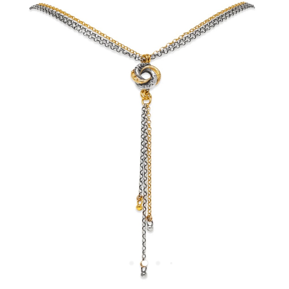 Fine Mini Algerian Loveknot Necklace - James Bond Necklace